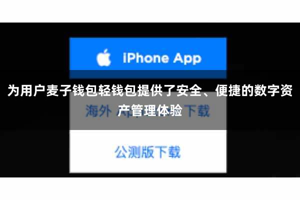 为用户麦子钱包轻钱包提供了安全、便捷的数字资产管理体验